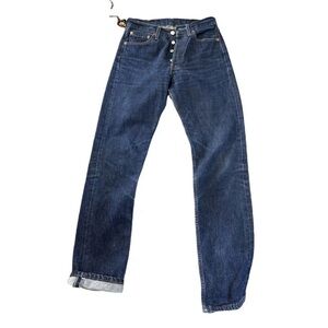 Levi's Dark Blue 501 Jeans